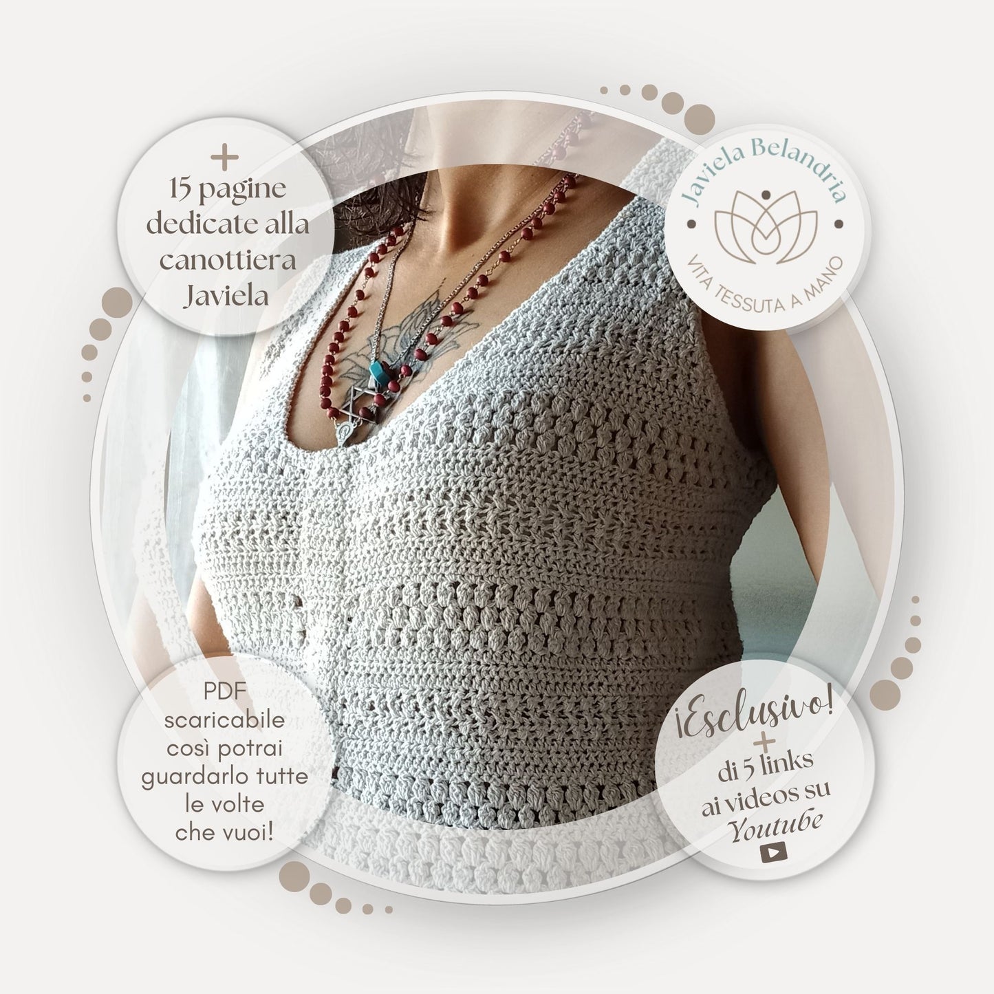 PDF scaricabile - Canottiera Javiela -