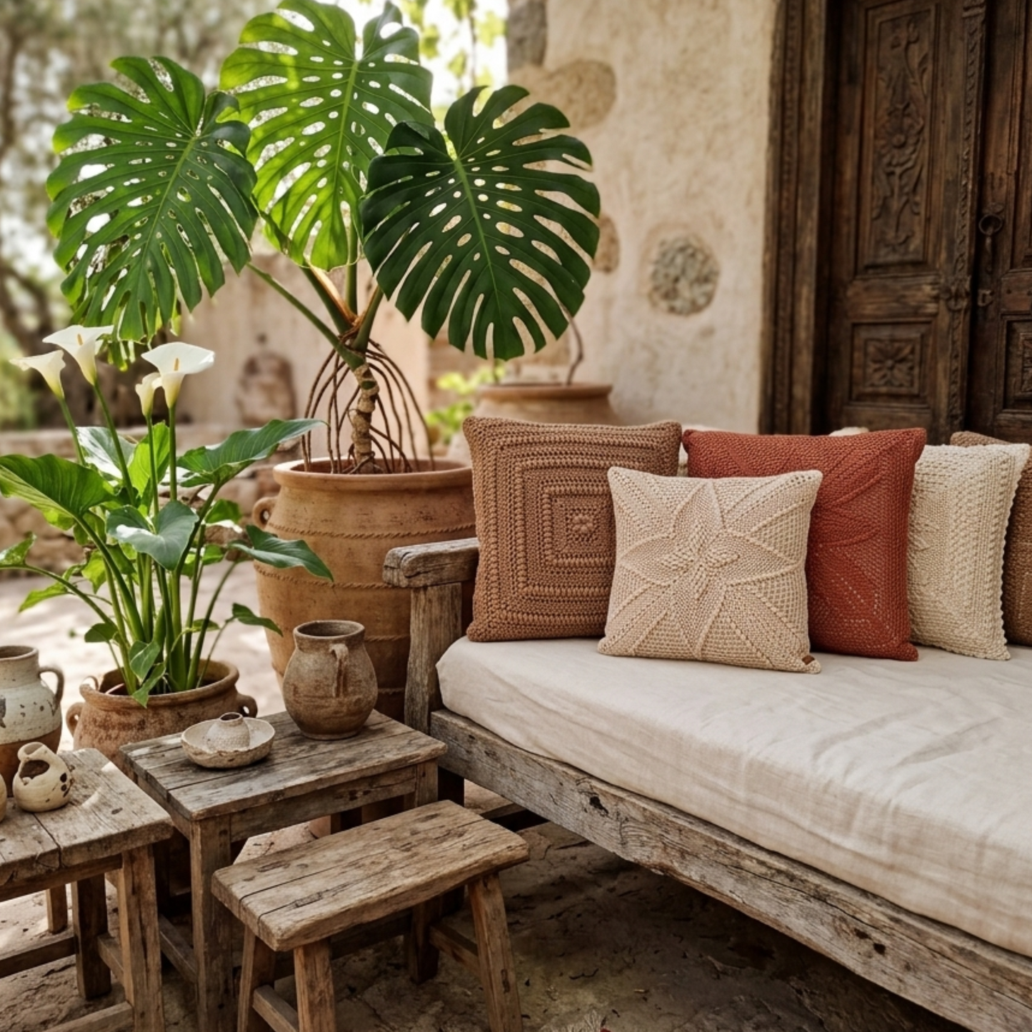 Almohadones decorativos "Intreccio Calmo"